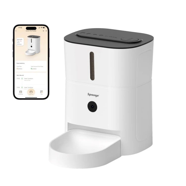 SPONGE Pet Feeder Smart Camera - inteligentny dozownik karmy dla zwierząt - 3l