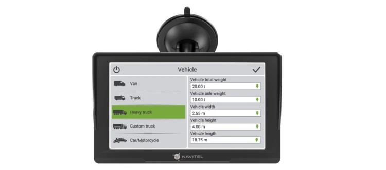 Navitel E777 Truck system nawigacji Stały  (7")