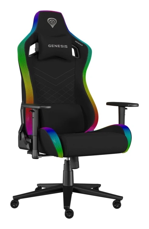 Fotel do gry GENESIS NFG-2247 - fotel dla gracza z obitym siedziskiem