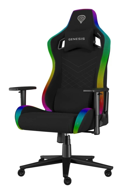 Fotel do gry GENESIS NFG-2247 - fotel dla gracza z obitym siedziskiem