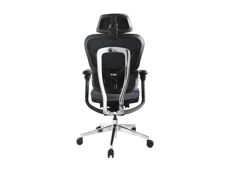 Wyposażenie: Ergonomiczne krzesło biurowe + Zagłówek/Podłokietniki niebieski/lite Sprzedaż detaliczna