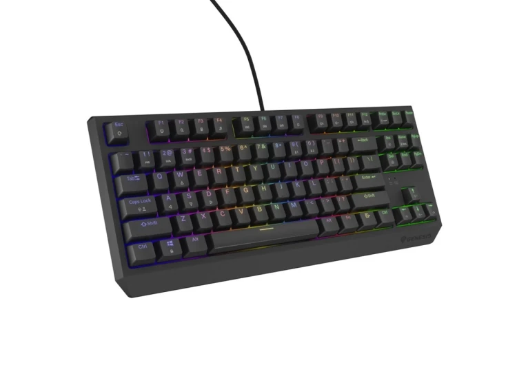 Klawiatura GENESIS Thor 230 TKL NKG-2077 Gaming USB QWERTY Czarny