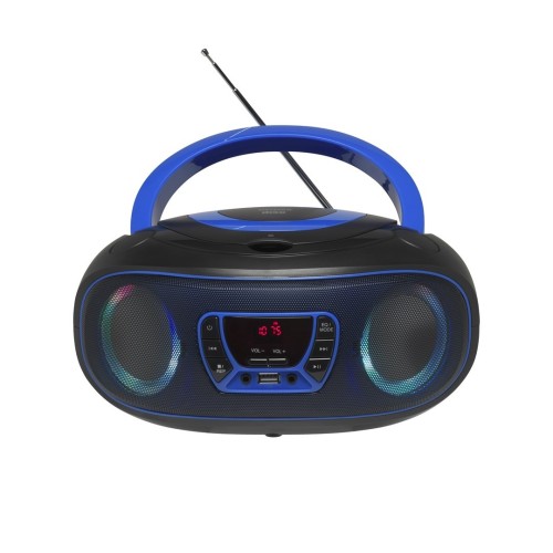 Przenośny odtwarzacz CD Denver TCL-212BT BLUE cd Czarny, Niebieski
