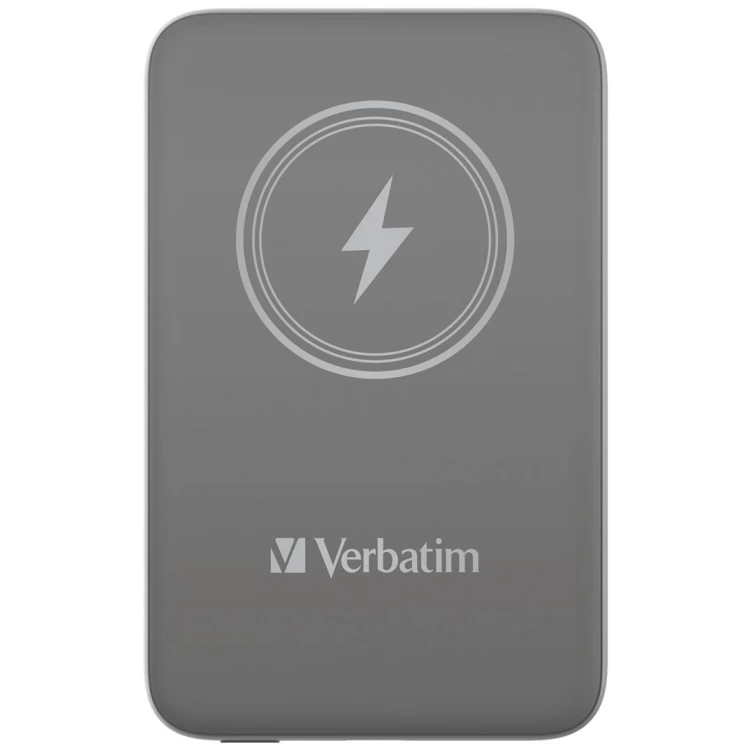 Verbatim Charge 'n' Go Litowo-polimerowy (LiPo) 10000 mAh Bezprzewodowe ładowanie Szary