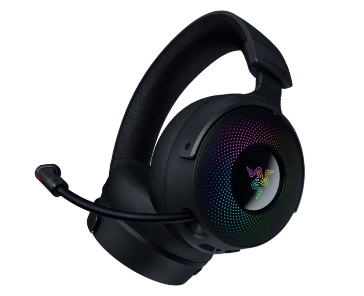 Zestaw słuchawkowy Razer Kraken V4 Pro Bluetooth Over-ear Microphone Bezprzewodowy Czarny