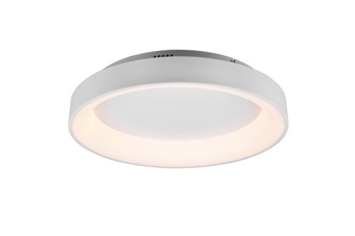 Plafon LED Trio Girona, 60 cm, biały, 5600 lm, odcienie białego światła