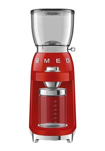 Smeg CGF11RDEU młynek do kawy 150 W Czerwony