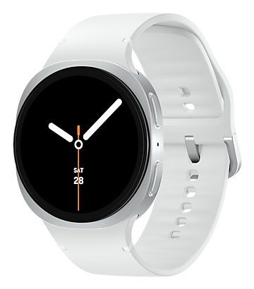 Samsung Galaxy Watch 8 3,81 cm (1.5") AMOLED 44 mm Cyfrowy 480 x 480 px Ekran dotykowy Srebrny Wi-Fi GPS