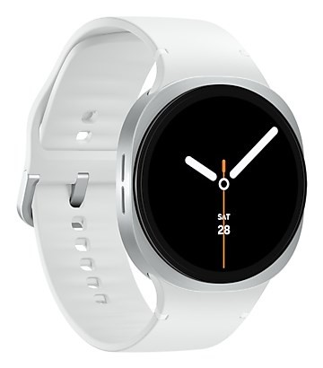 Samsung Galaxy Watch 8 3,81 cm (1.5") AMOLED 44 mm Cyfrowy 480 x 480 px Ekran dotykowy Srebrny Wi-Fi GPS