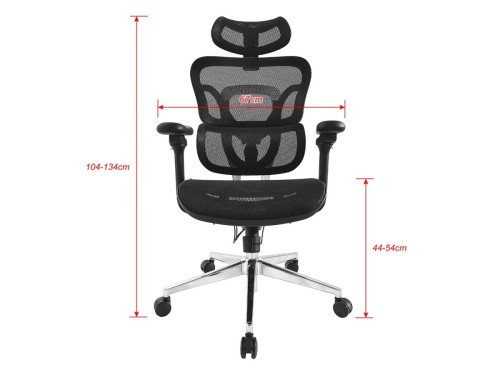 Wyposaż Ergonomiczne Krzesło Biurowe + Zagłówek/Podłokietniki Lite Sprzedaż Detaliczna