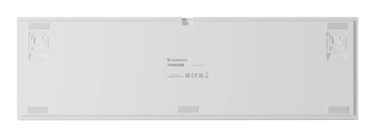 GENESIS NKG-2300 klawiatura Uniwersalne USB QWERTY Angielski Biały