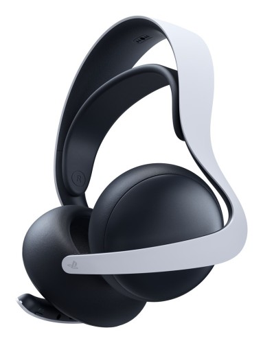 Sony PULSE Elite Zestaw słuchawkowy Przewodowy i Bezprzewodowy Opaska na głowę Gaming Bluetooth Podstawka do ładowania Czarny, Biały