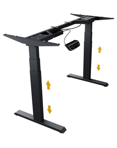 Biurko elektryczne z 2 nogami ICY BOX IB-EW206B-T