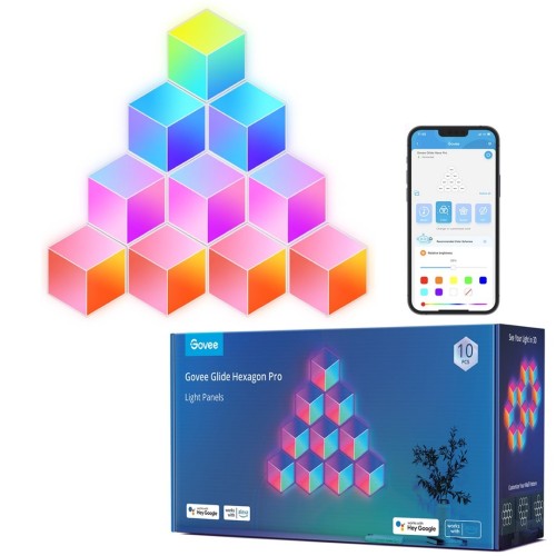 Govee Glide Hexa Pro Inteligentny kinkiet Wi-Fi/Bluetooth 72 W