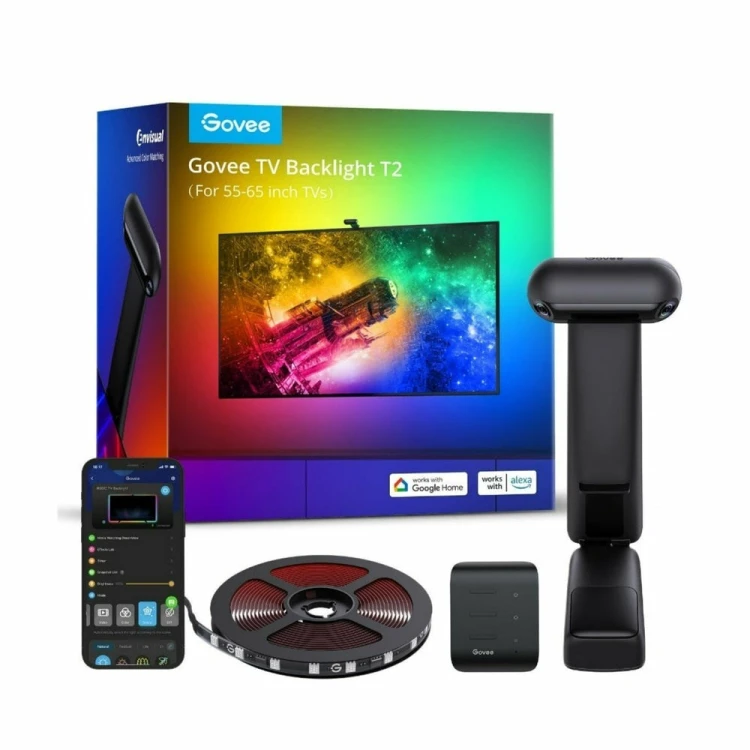 Govee Envisual TV Backlight T2 Inteligentne światło paska Wi-Fi/Bluetooth