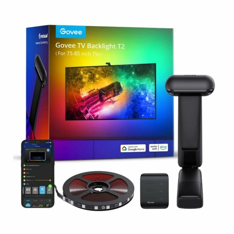 Govee Envisual TV Backlight T2 Inteligentne światło paska Wi-Fi/Bluetooth