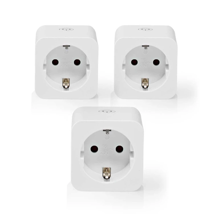 Nedis WIFIP121FWT3 inteligentny korek 3680 W Dom Biały