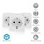 Nedis WIFIP121FWT3 inteligentny korek 3680 W Dom Biały