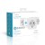 Nedis WIFIP121FWT3 inteligentny korek 3680 W Dom Biały
