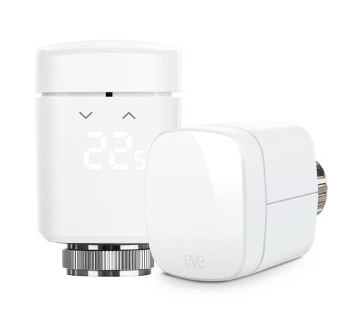 Eve Thermo Matter - inteligentny termostat (kompatybilność: Apple Home, Samsung SmartThings, Alexa, Google Home, Home Assistant)
