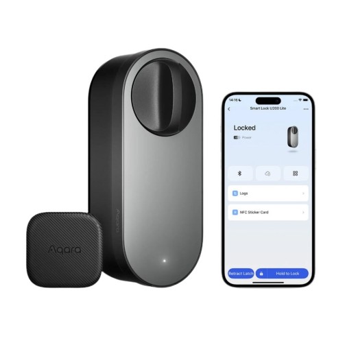 Inteligentny zamek do drzwi Aqara Smart Lock U200 Lite Czarny EL-D03D