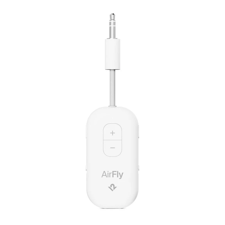 Twelve South AirFly Pro 2 - adapter Bluetooth do wejścia 3,5mm jack kompatybilny z AirPods i innymi słuchawkami Bluetooth, do 2 par słuchawek jednocze
