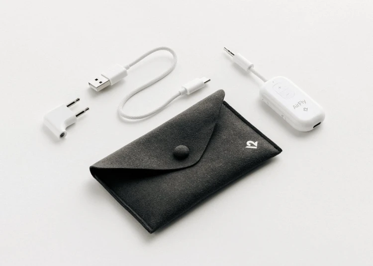Twelve South AirFly Pro 2 - adapter Bluetooth do wejścia 3,5mm jack kompatybilny z AirPods i innymi słuchawkami Bluetooth, do 2 par słuchawek jednocze
