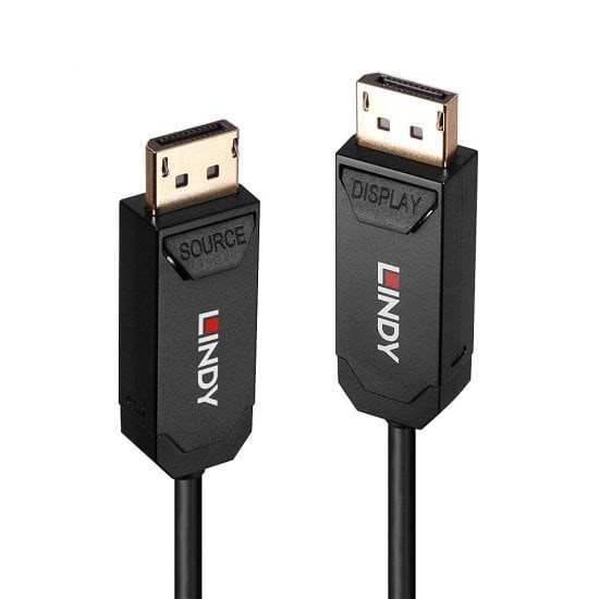 Hybrydowy kabel światłowodowy LINDY 50 m DisplayPort 2.0 UHBR10