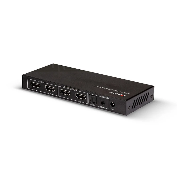 Macierz HDMI 18G model Lindy 2x2