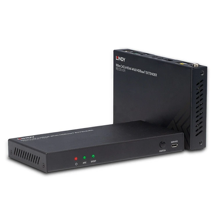 Lindy 38340 przedłużacz KVM Nadajnik i odbiornik
