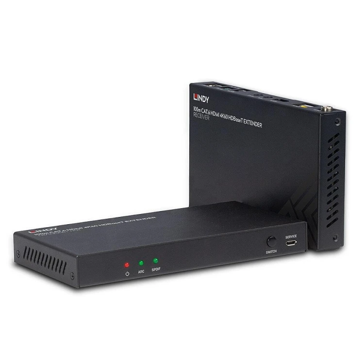 Lindy 38340 przedłużacz KVM Nadajnik i odbiornik