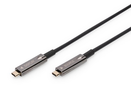 Digitus Kabel przyłączeniowy audio-wideo typu AOC 4K z USB typu C