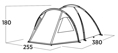 Namiot kopułowy Easy Camp Kinn 4 Zielony