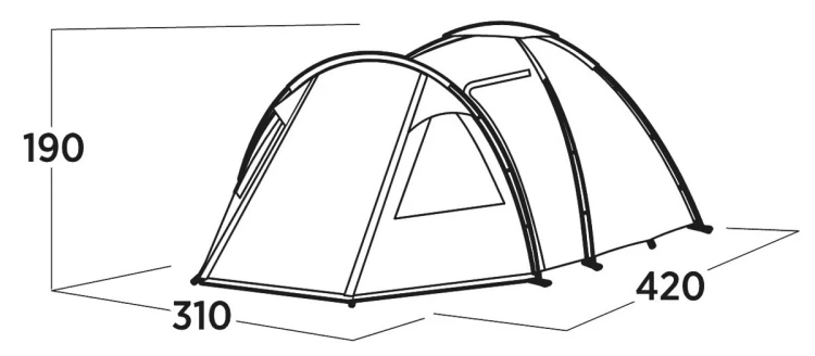 Namiot 5-osobowy Easy Camp Kinn 5