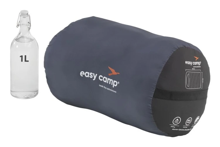 Easy Camp 240209 śpiwór Dorosły Mikrofibra, Oxford, Poliester Czarny