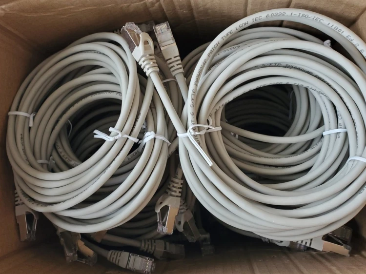 Kabel krosowy Equip Cat6 34szt S/FTP 2xRJ45 2,00m szary LSZH
