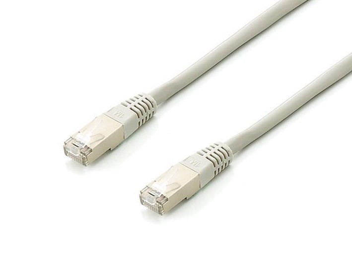 Kabel krosowy Equip Cat6A 5 szt S/FTP 2xRJ45 5,00m szary platynowy