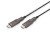 Kabel hybrydowy AOC HDMI 2.0 Premium High Speed Ethernet 4K60Hz UHD HDMI D/A HDMI D/A M/M czarny 30m
