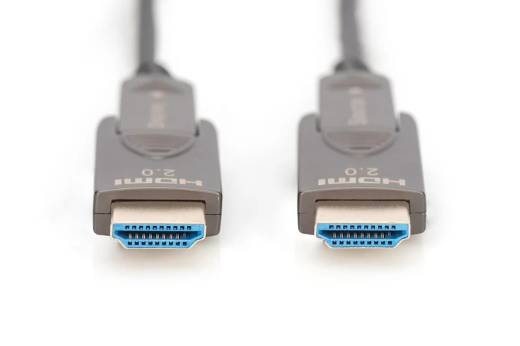 Kabel hybrydowy AOC HDMI 2.0 Premium High Speed Ethernet 4K60Hz UHD HDMI D/A HDMI D/A M/M czarny 30m