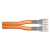 Kabel instalacyjny dupleksowy DIGITUS kat.7, S/FTP, Dca, AWG 23/1, LSOH, 500m, pomarańczowy, szpula