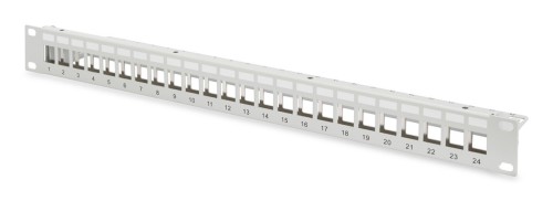 Panel krosowy DIGITUS 1U 24xCat6A Moduł Keystone ekranowany