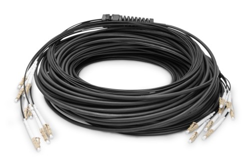 Kabel światłowodowy DIGITUS LC->UPC 50m wstępnie zakończony OM4 8