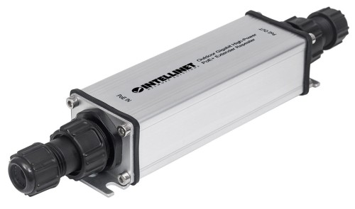 GIGABITOWY EXTENDER SYGNAŁU POE/POE+ 1-PORTOWY ZEWNĘTRZNY