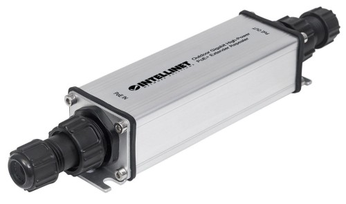 GIGABITOWY EXTENDER SYGNAŁU POE/POE+ 1-PORTOWY ZEWNĘTRZNY