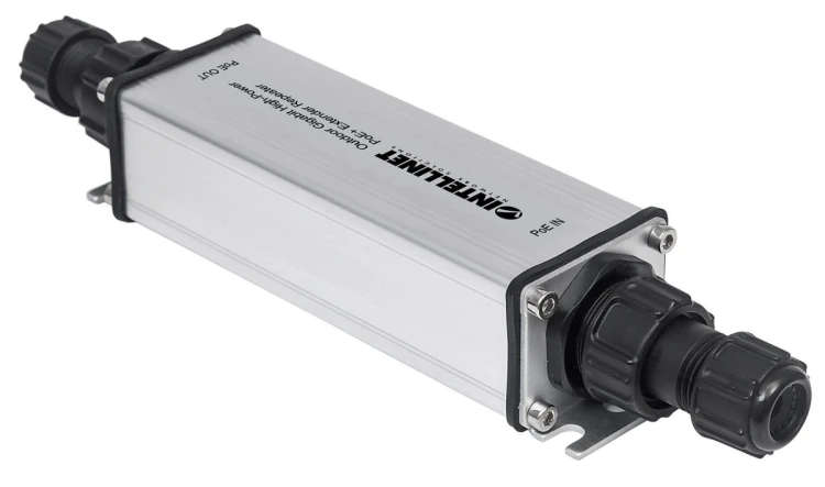 GIGABITOWY EXTENDER SYGNAŁU POE/POE+ 1-PORTOWY ZEWNĘTRZNY
