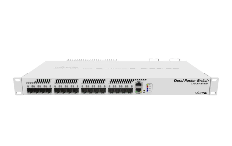 Switch Mikrotik CRS317-1G-16S+RM Zarządzany L3 1U Szary