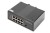 Switch przemysłowy 7-portowy Gigabit PoE+ z 1x PD, IEEE802.3af/at, DIN rail, rozszerzony zakres temp.