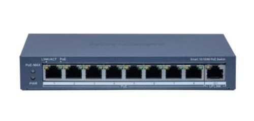 Hikvision DS-3E1309P-EI(B) przełącznik sieciowy Zarządzany Fast Ethernet (10/100) Obsługa PoE