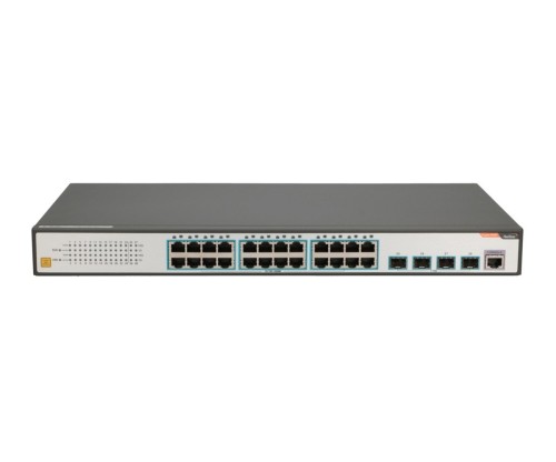 FiberHome S4820-28T-X-AC łącza sieciowe Zarządzany L2/L3 Gigabit Ethernet (10/100/1000) 1U Czarny, Szary
