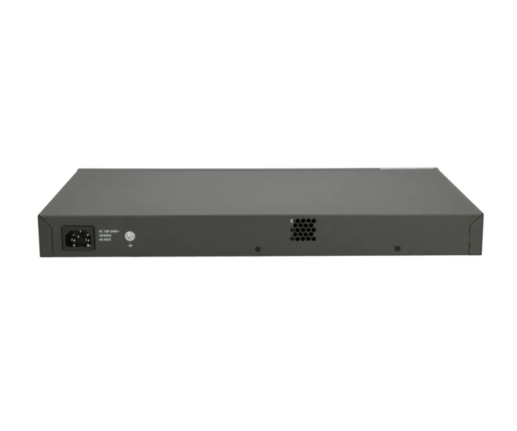 FiberHome S4820-28T-X-PE-AC łącza sieciowe Zarządzany L2/L3 Gigabit Ethernet (10/100/1000) Obsługa PoE 1U Czarny, Szary